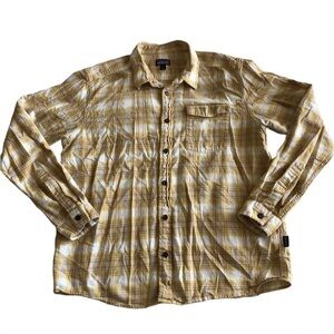 Patagonia Organic Cotton Plaid Button Down Shirt